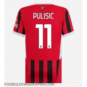 AC Milan Christian Pulisic #11 Hjemmebanetrøje Dame 2024-25 Kortærmet